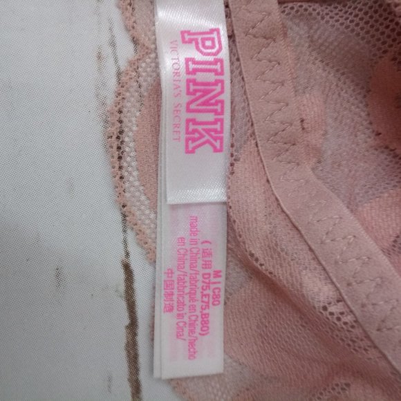 Victoria Secret PINK Rose Lace Lightly Padded Bra - Picture 4 of 5